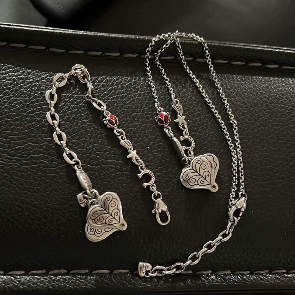Brighton good luck necklace bracelet. - Picture 6 of 6